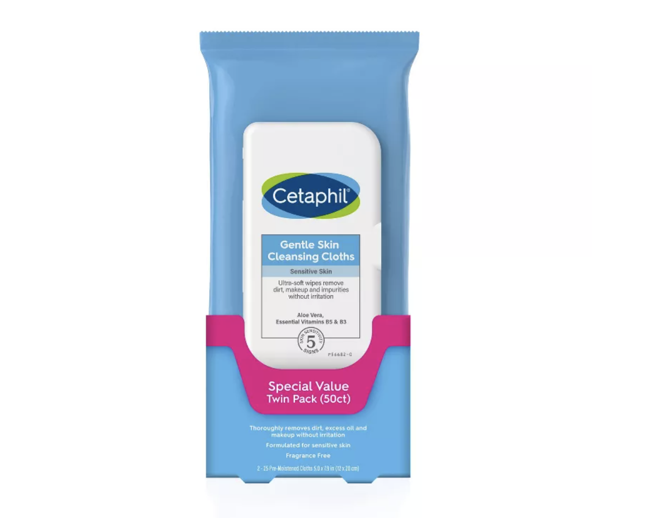 Cetaphil Gentle Skin Cleansing Face Wipes