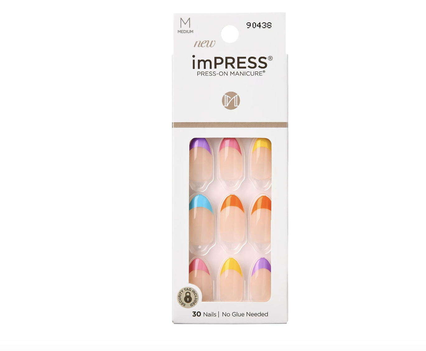 KISS imPRESS Medium Almond Gel Press-On Nails