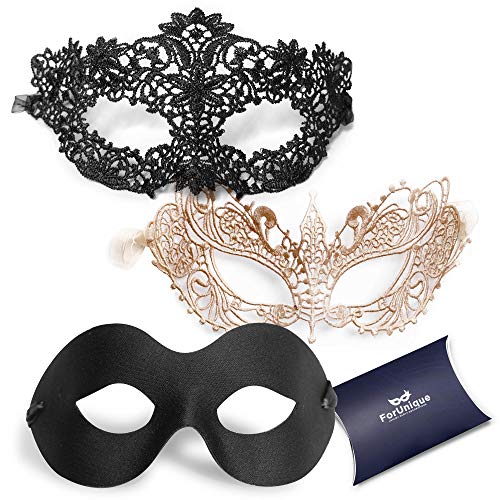 ForUnique Masquerade Mask for Couples