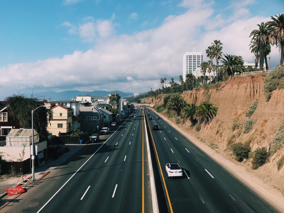 road stretch of Pacific Coast Highway in California