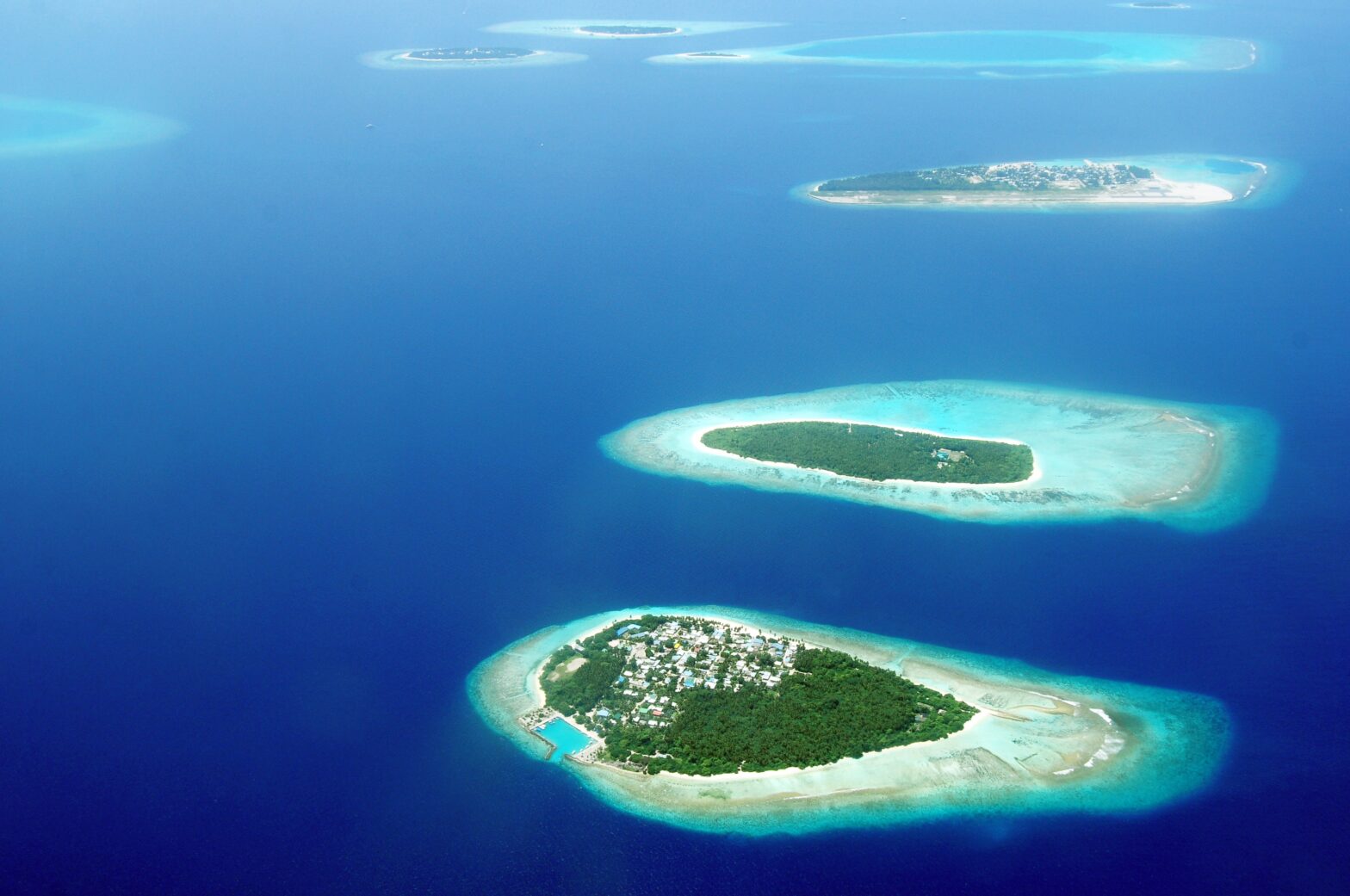 aerial view of islands - new islands