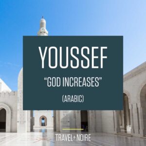 Youssef, "God Increases" (Arabic)
