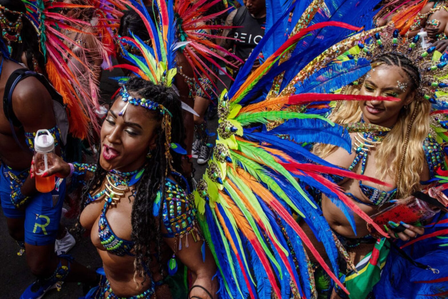 woman dancing at Caribbean carnival