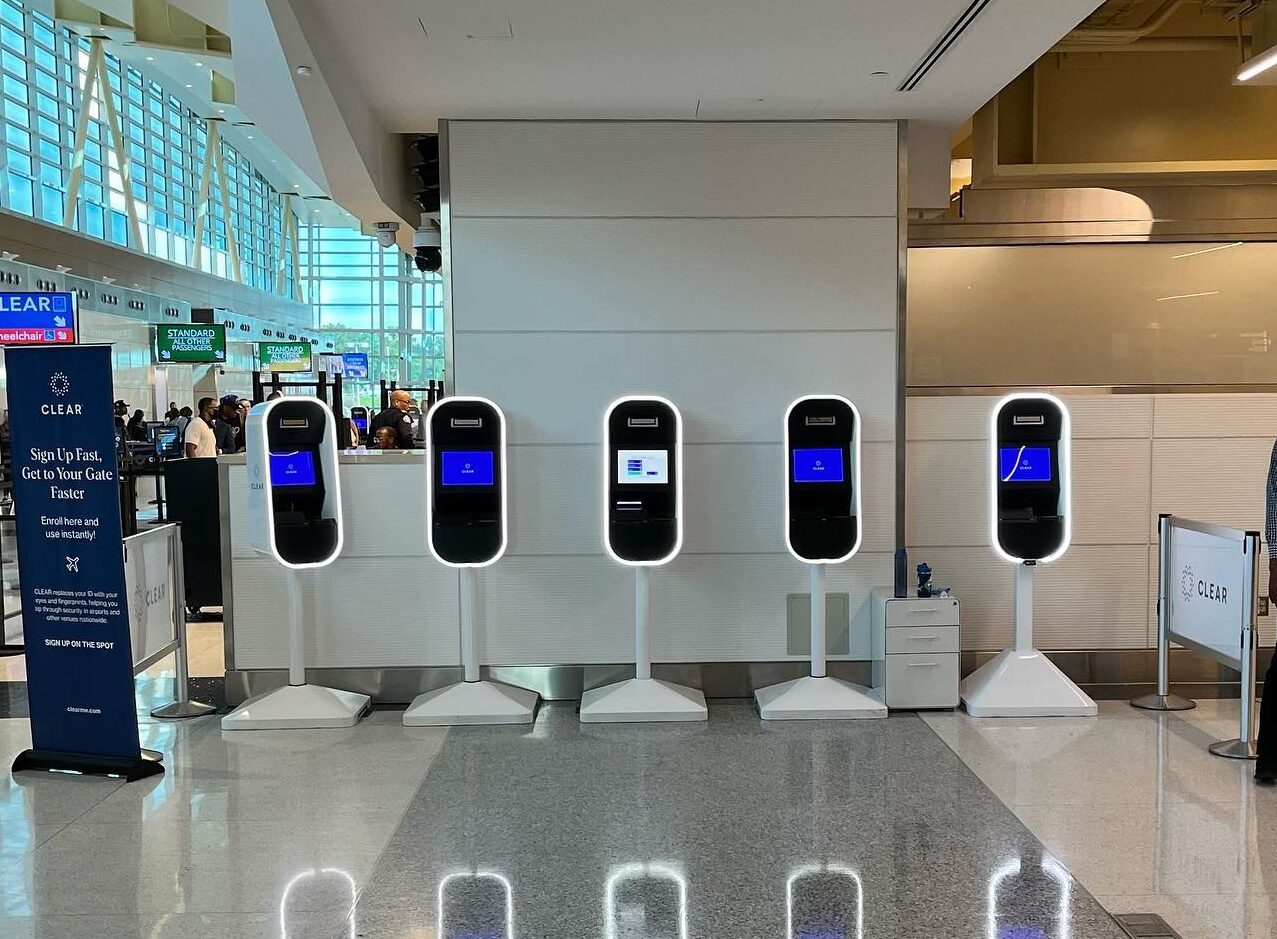 clear kiosks at airport