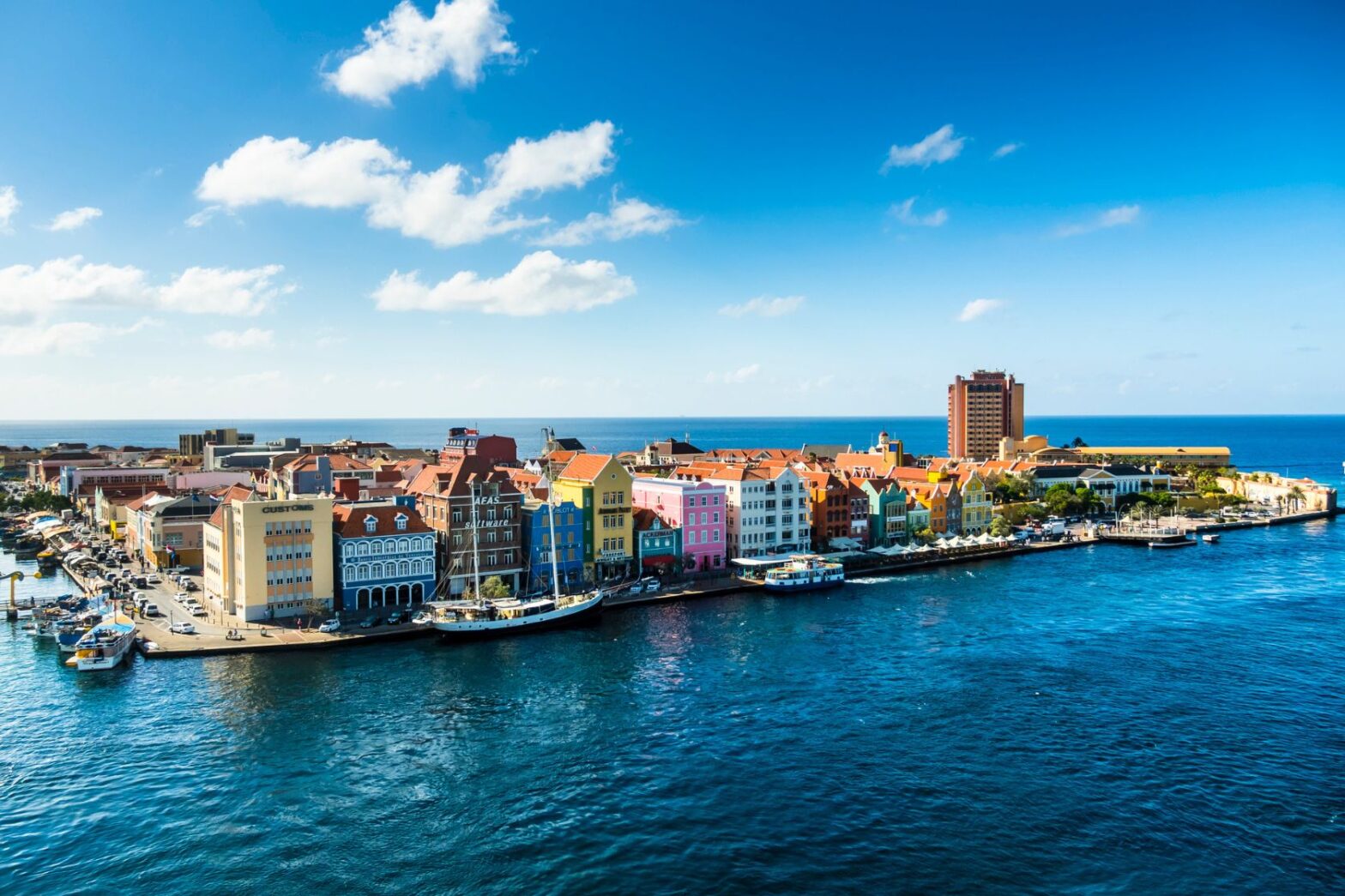 Curacao aerial view