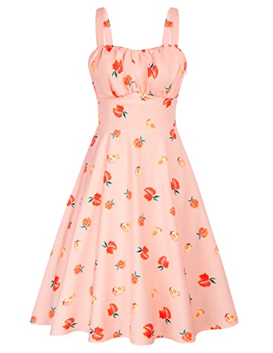 Belle Poque Ruched Swing Midi Dress