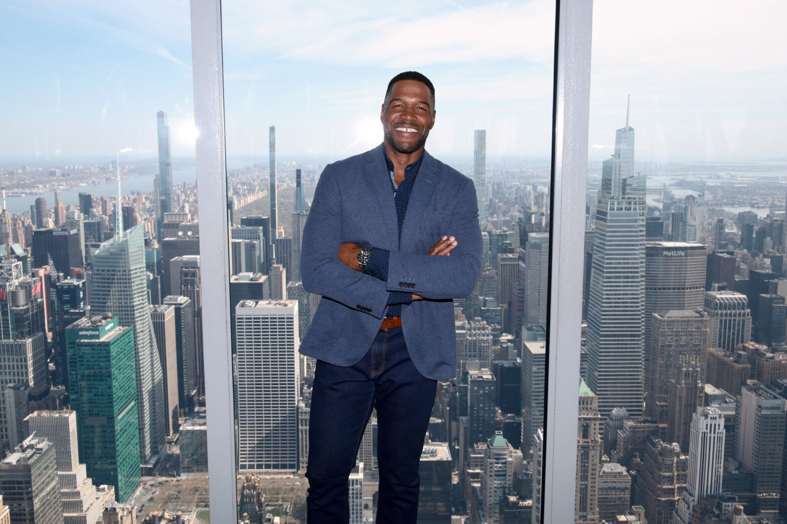 NFL Legend Michael Strahan's Skincare Products are Perfect for the Traveling Man