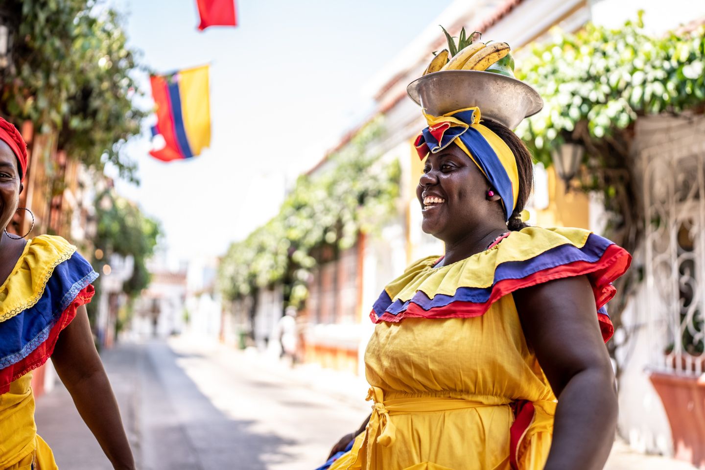 Palenquera woman in Colombia