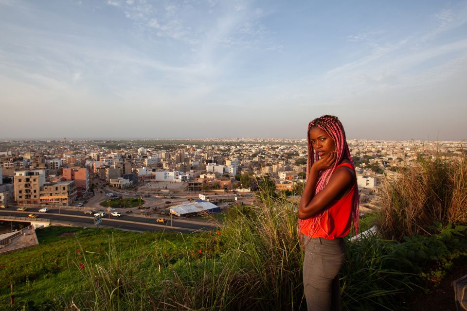 Woman Overlooking Dakar Senegal