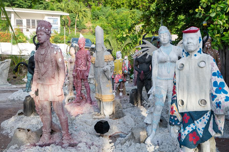 sculptures in Grenada