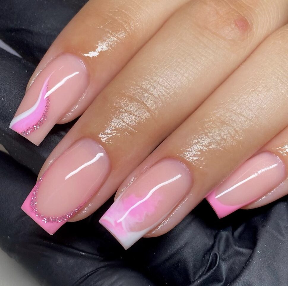French tips are a classic option for vacation nail ideas. Check out these DIY manicure styles.