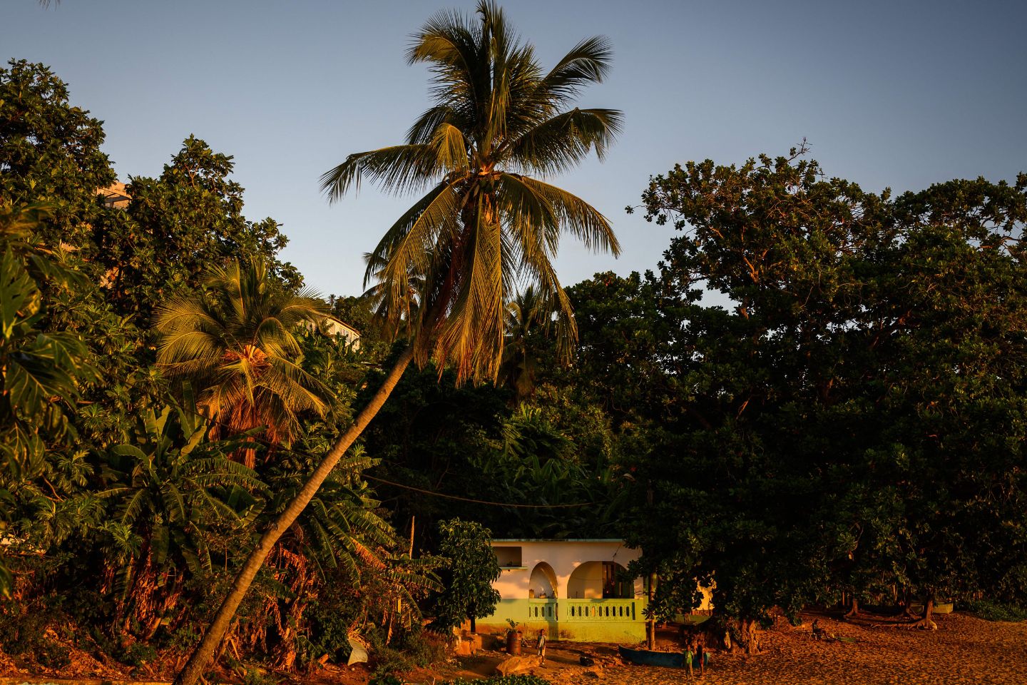 Comoros Island home on the beach