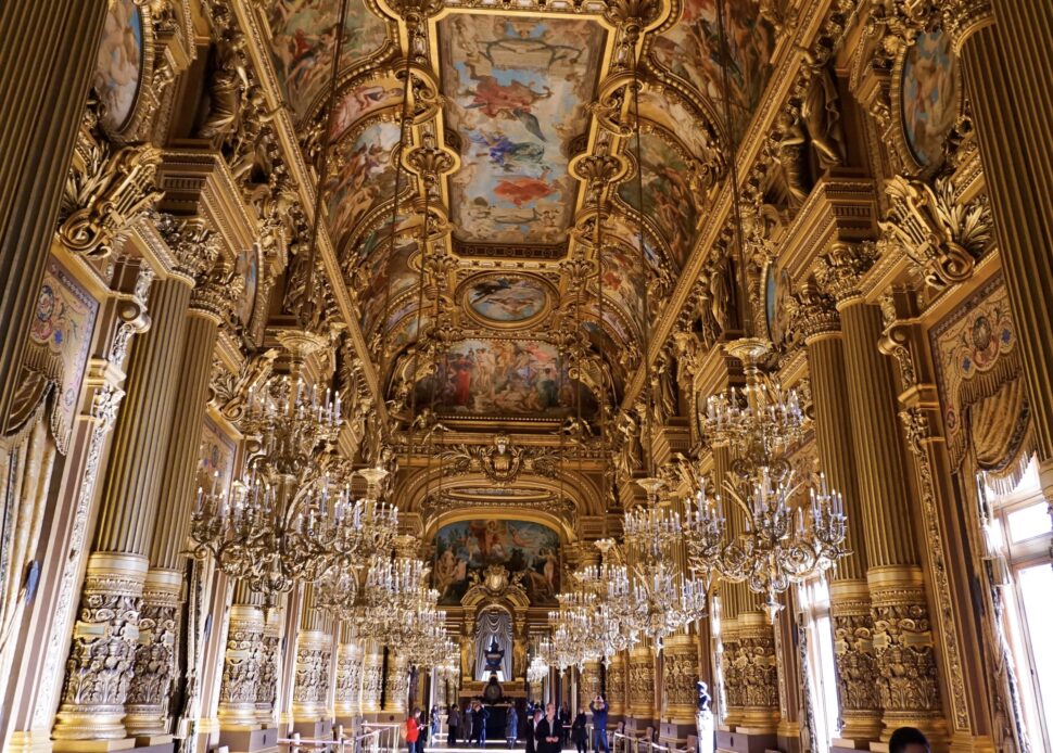 Visitors should observe the Opéra Garnier, which has beautiful architecture on both the inside and outside. It is one of the best things to see in the 8th arrondissement. pictured: 