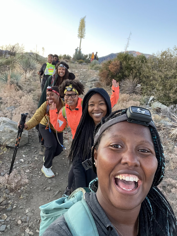 Black Girls Trekkin on the trails.