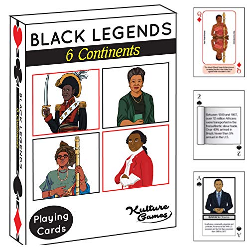 KultureGames Black Legends Playing Cards
