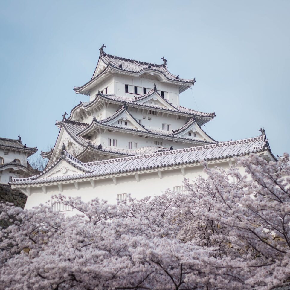 A view of the historic Himeji Castle.