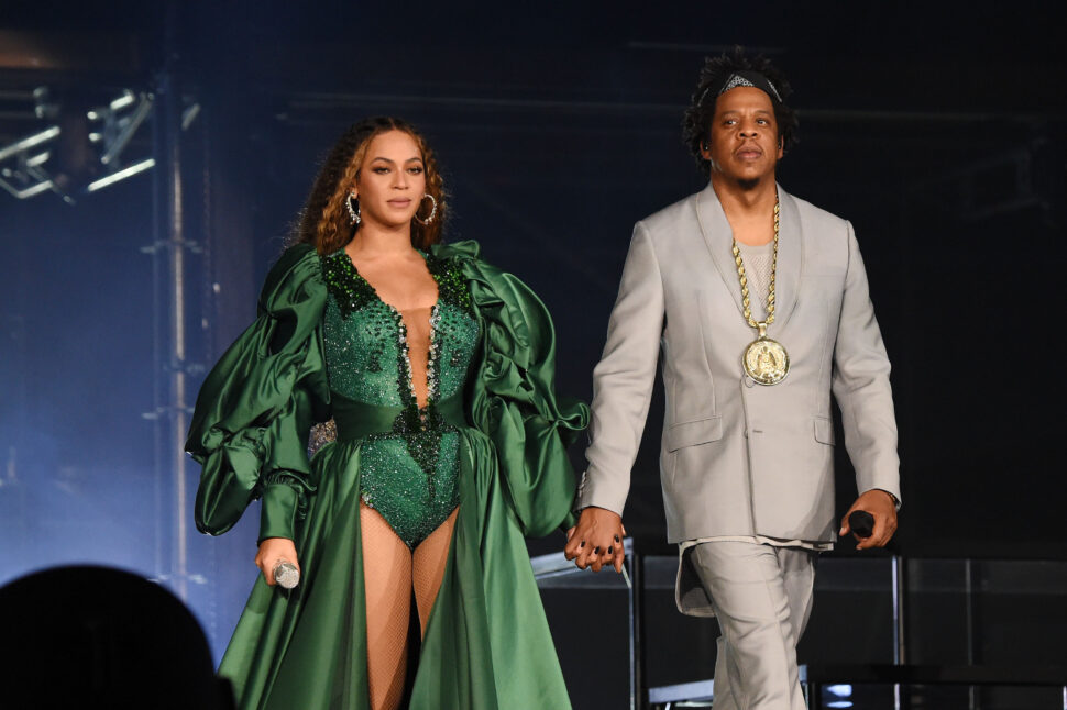 Beyonce and Jay-Z on stage together