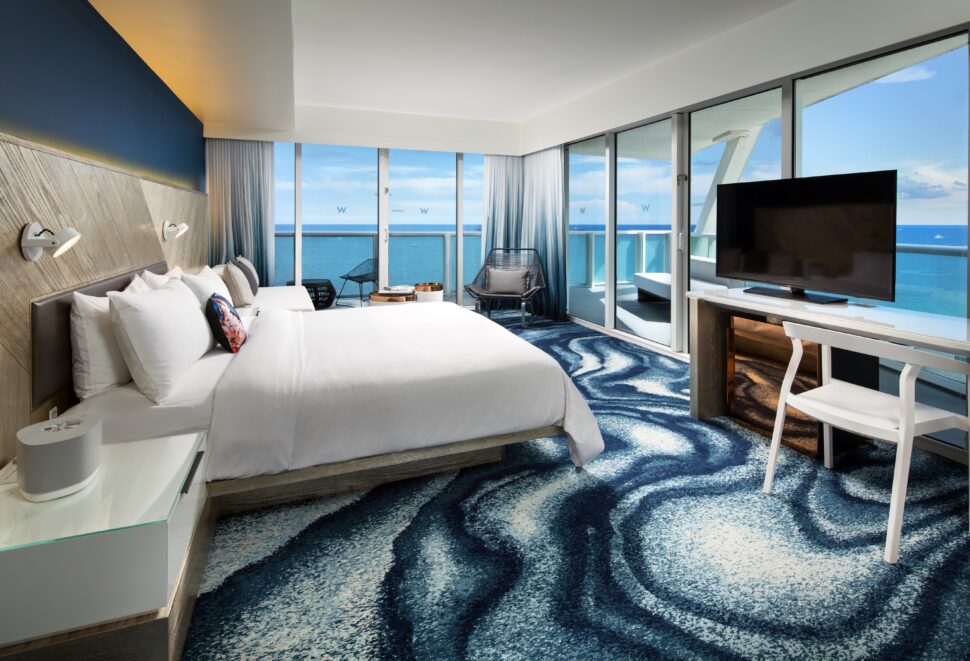 W Fort Lauderdale - Guestroom - Cool Corner Oceanfront Room