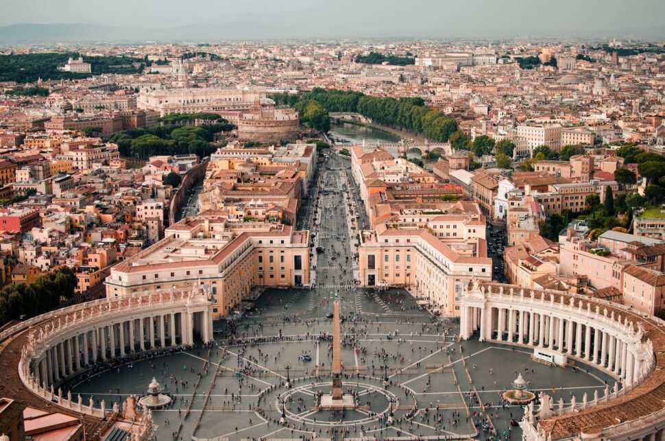 Città del Vaticano dall'alto del Vaticano