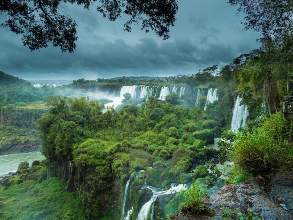 The beautiful Iguazu Falls