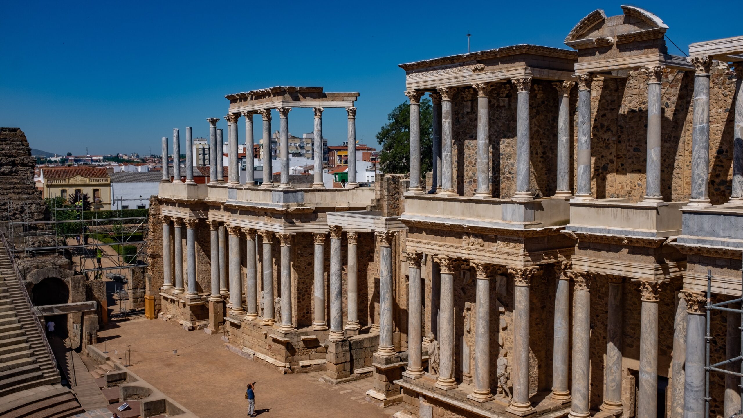 Merida, Spain was a capital of the Roman Empire and is still standing today. Learn more on why its a necessary place to visit.
pictured: the ancient city of Merida