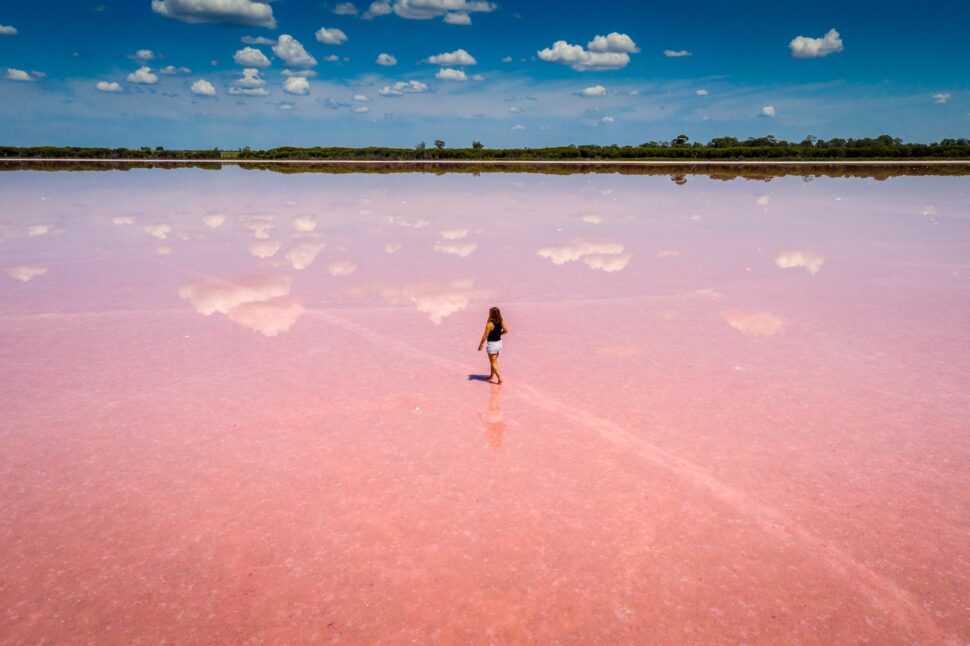 Australia's Pink-Hued Lakes