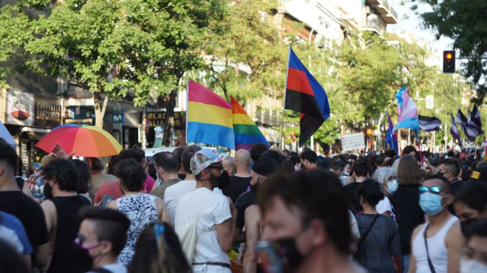 Pride parade in Spain