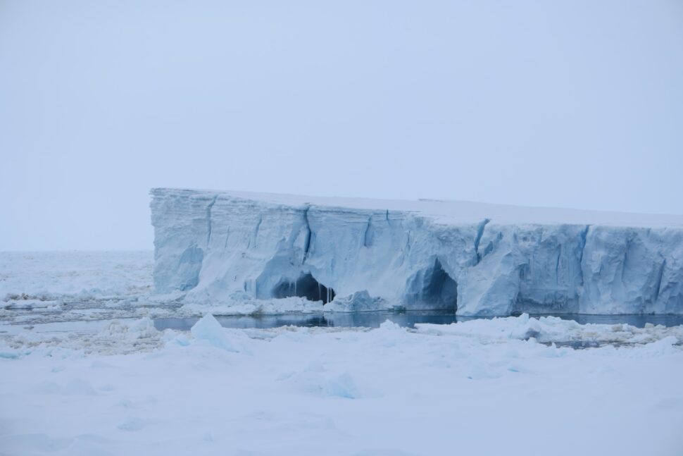 Ice caves. Ross Sea, Antarctica