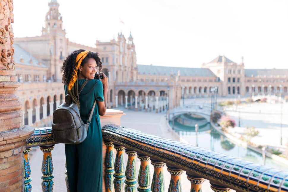 female tourist sightseeing in Spain - Destinations for your 20s