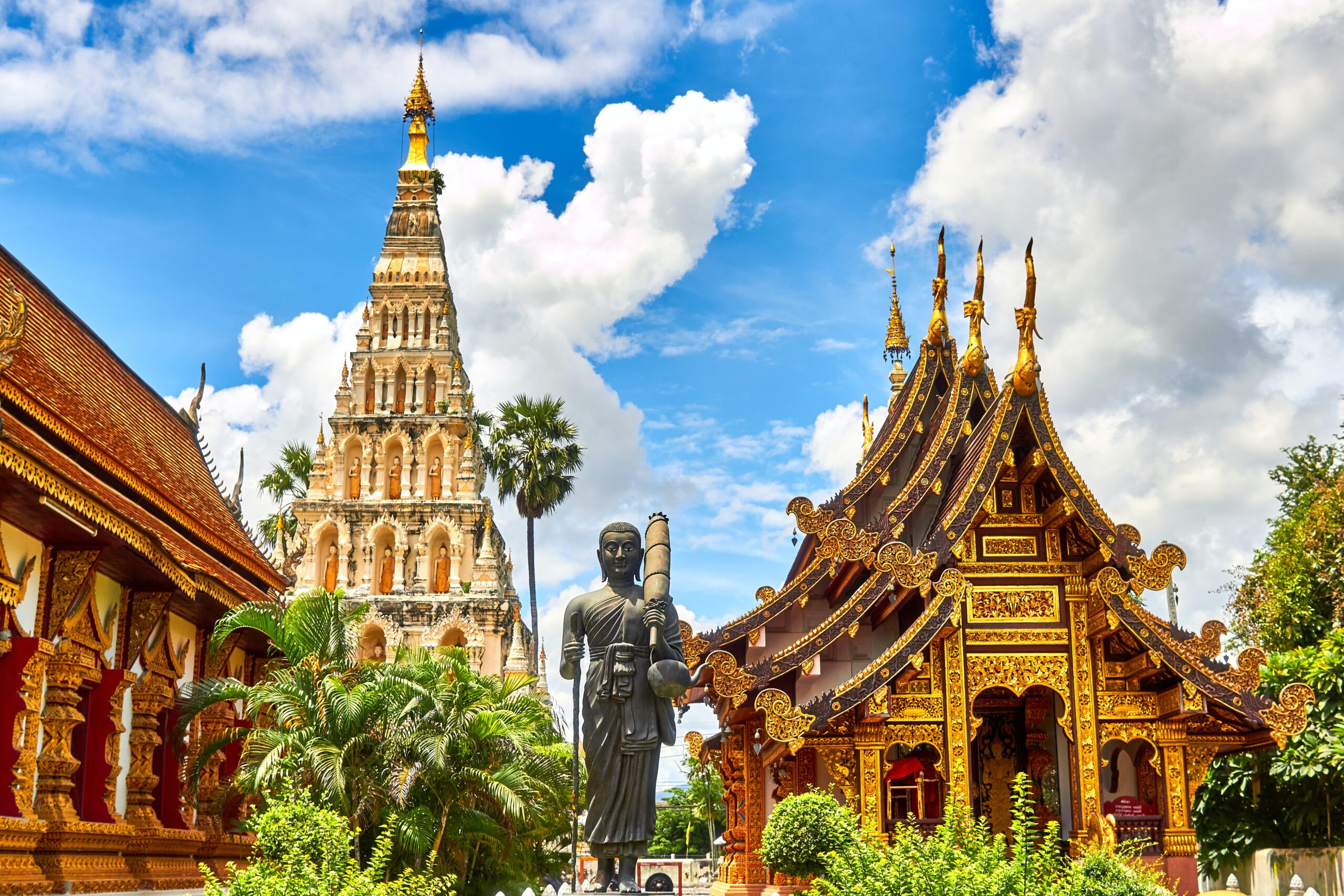 These advisories are the most informative for travelers trying to enjoy Thailand. 
Pictured: a Buddhist temple in Thailand on a bright sunny day