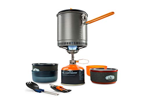 GSI Outdoors Pinnacle Dualist HS - Ultralight Backpacking Portable Camping Cooking and Kitchen Set