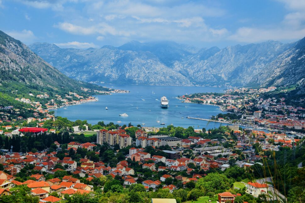 view of Kotor's Bay In Montenegro