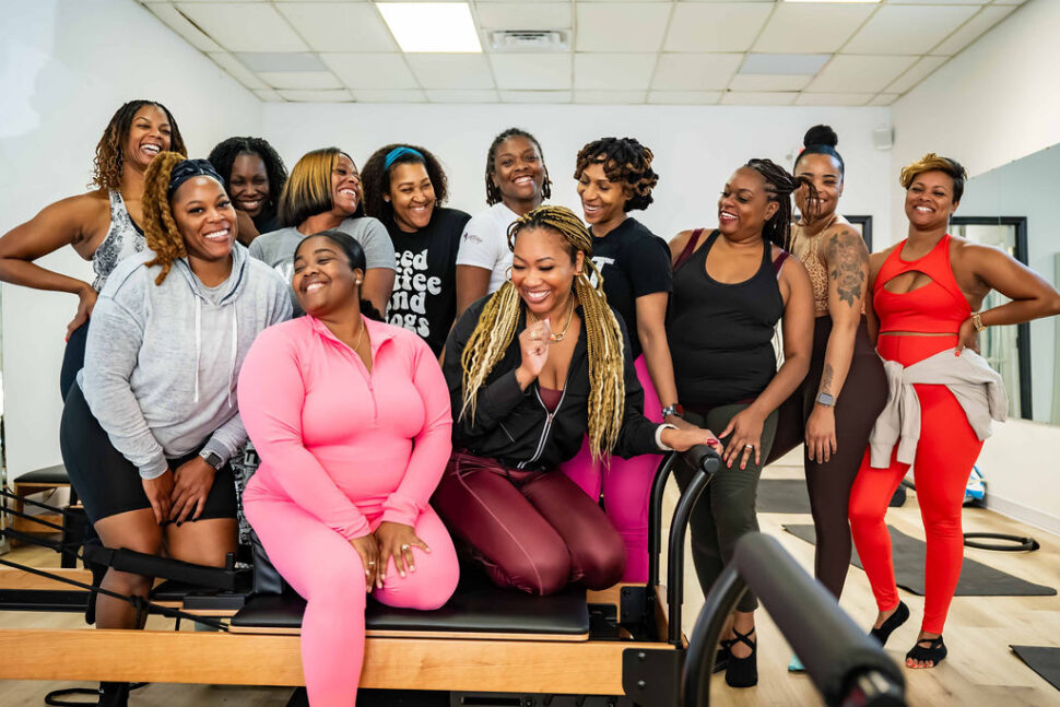 Black women inside Black-owned Prevailing Pilates