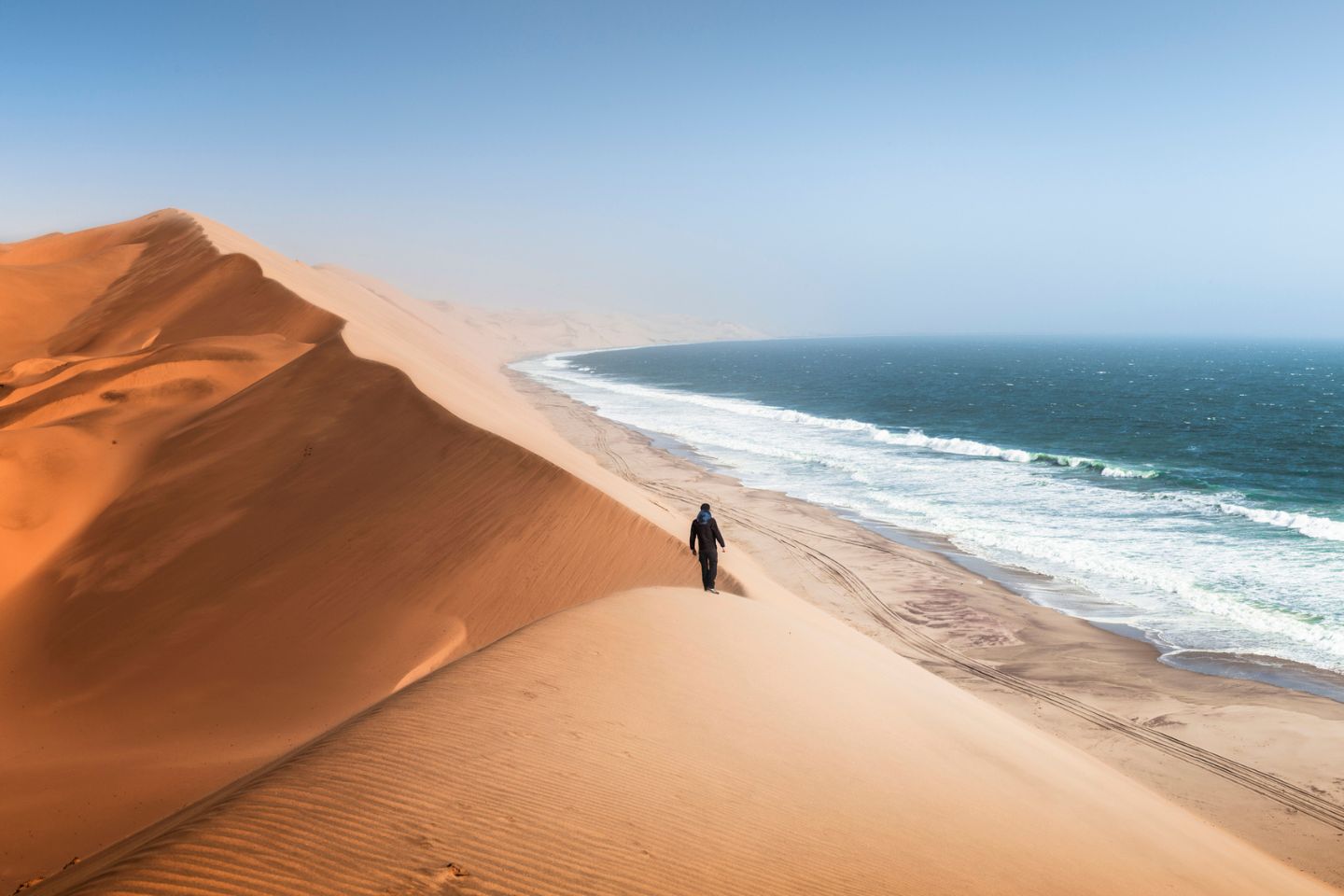 Namibia's Extreme Adventures: Sandboarding the Dunes and Skydiving Over the Skeleton Coast