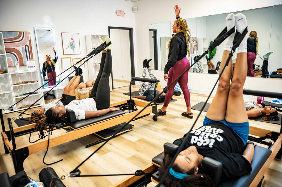 Black women inside Black-owned Prevailing Pilates