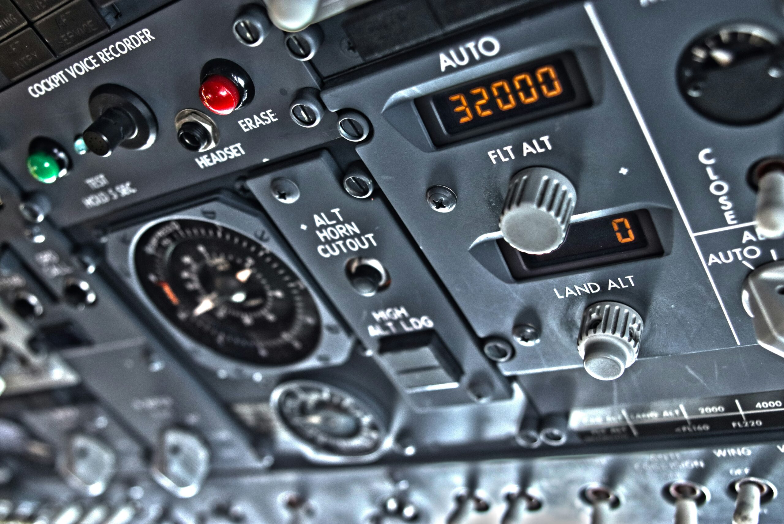 Check out the details about Boeing’s aircraft incidents. 
Pictured: a close up of the cockpit of an airplane
