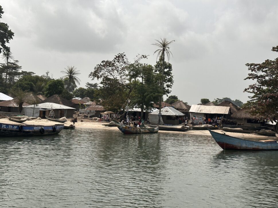 Village visit in Sierra Leone. 
