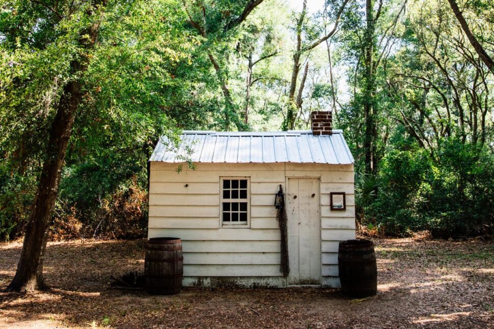 replica of a home in Mitchelville, South Carolina