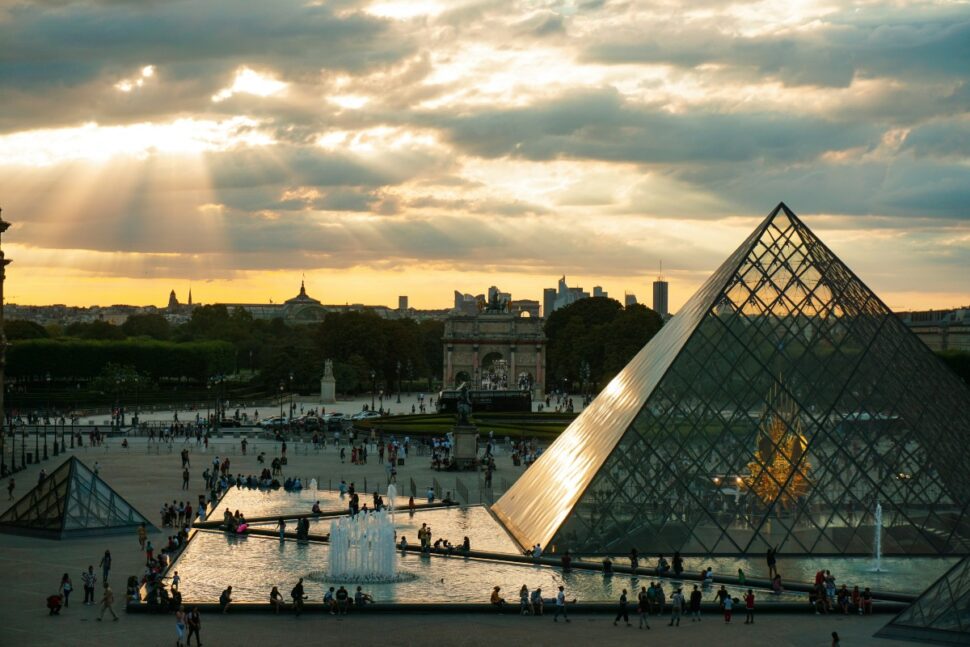 the Louvre museum in Paris, France