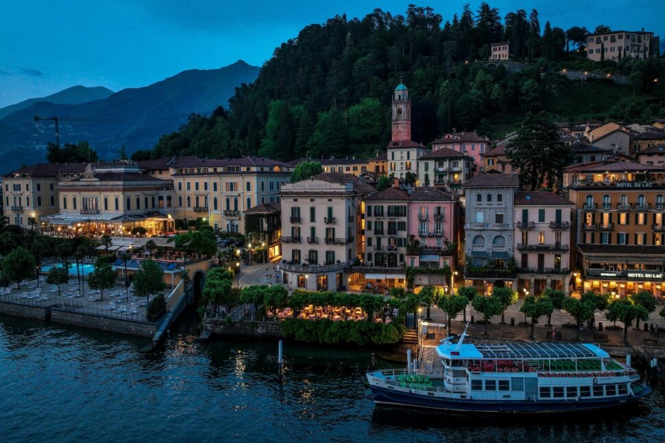 Bellagio by Lake Como in Italy