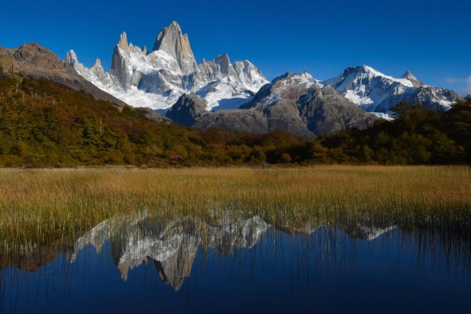 lake and mountains in Patagonia