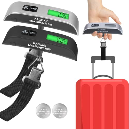 KAGGKE 2-Pack Travel Digital Luggage Scale
