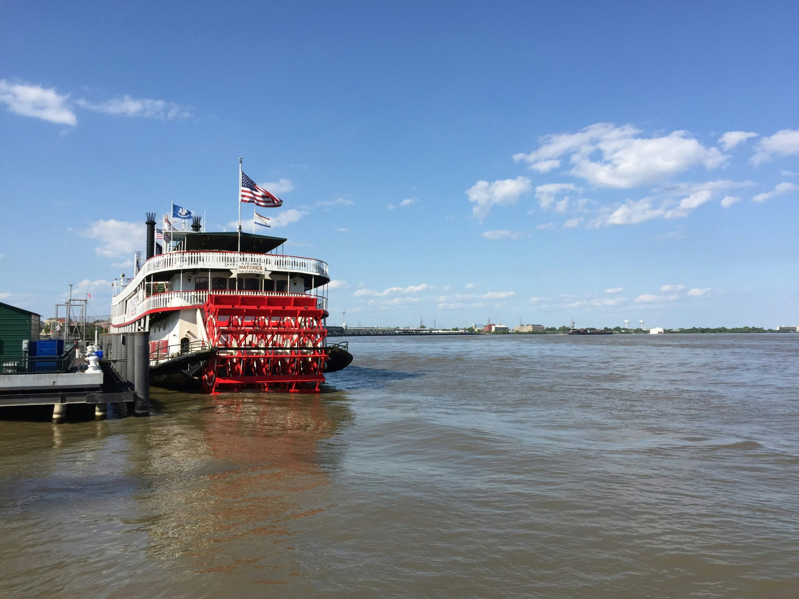 The weather that travelers can enjoy in March make it one of the best times to visit New Orleans.
pictured: a New Orleans steam boat 