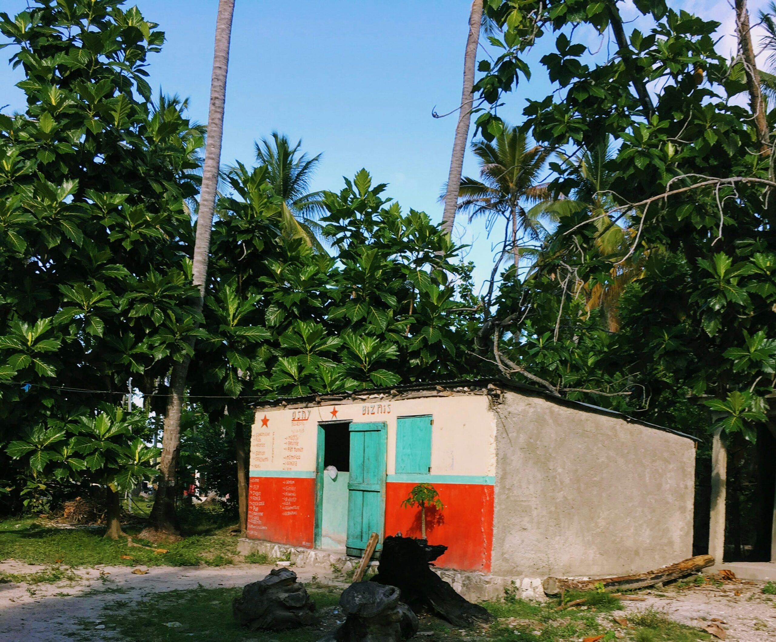 The new leadership in Haiti is the first step to recovering the country. 
pictured: a building in Haiti