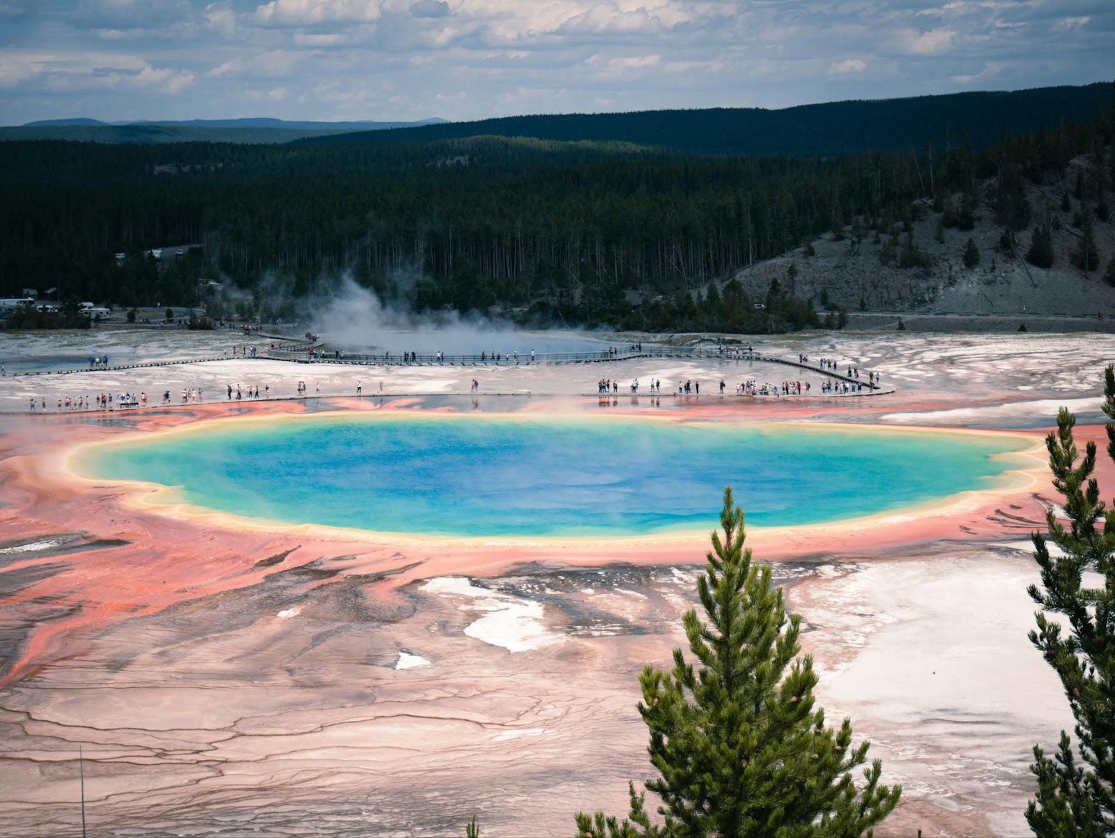 The national parks of Montana are best enjoyed during September. 
pictured: Yellowstone National Park