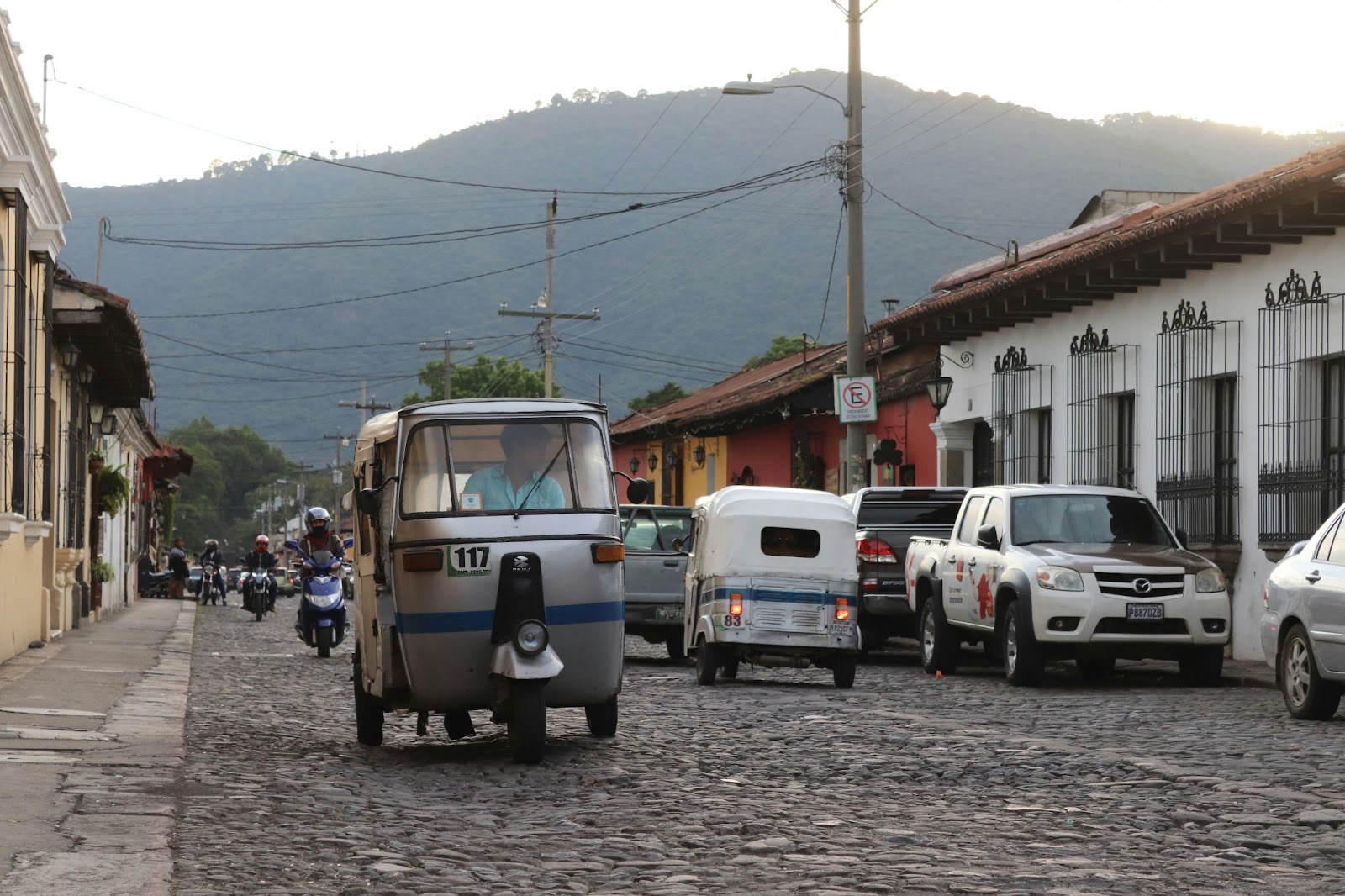 Antigua is a popular travel destination in Guatemala. 
pictured: Antigua
