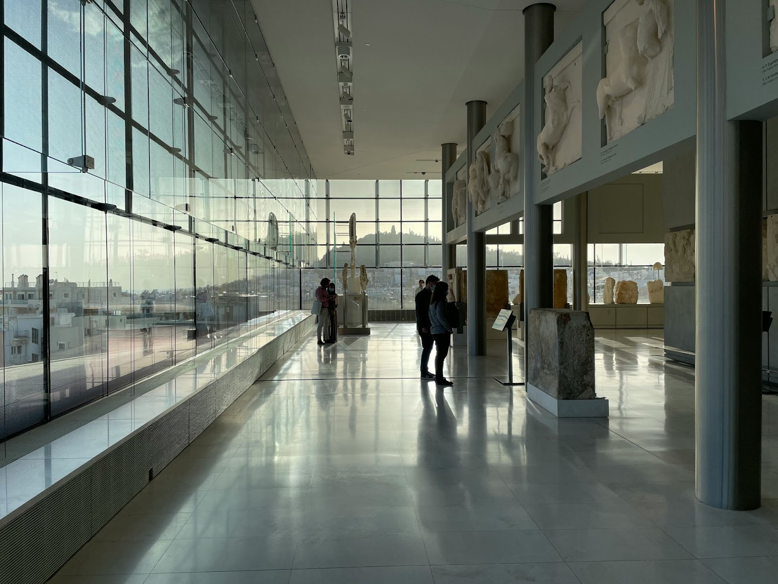 The museums of Athens are great places to go in fall. 
pictured: Acropolis Museum