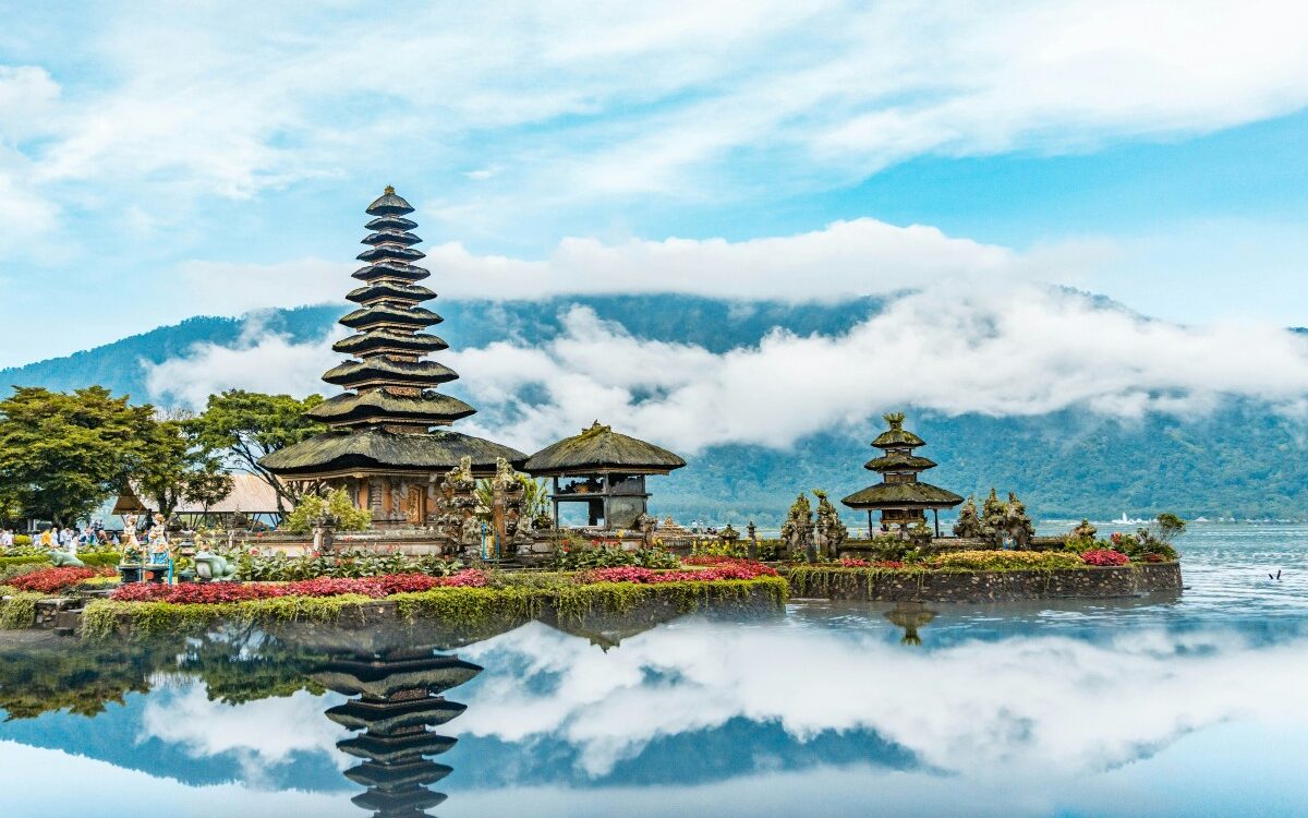 college graduation trip ideas  Pictured: beautiful temple and garden on an island in Bali