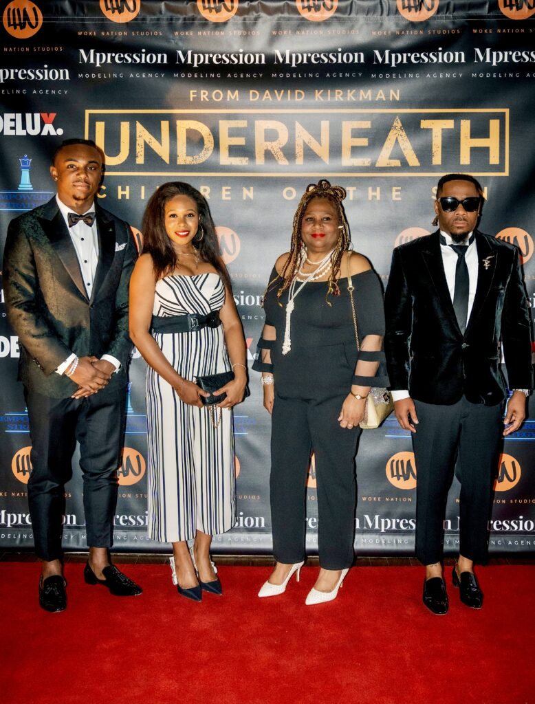 Guests at the premiere of Underneath.