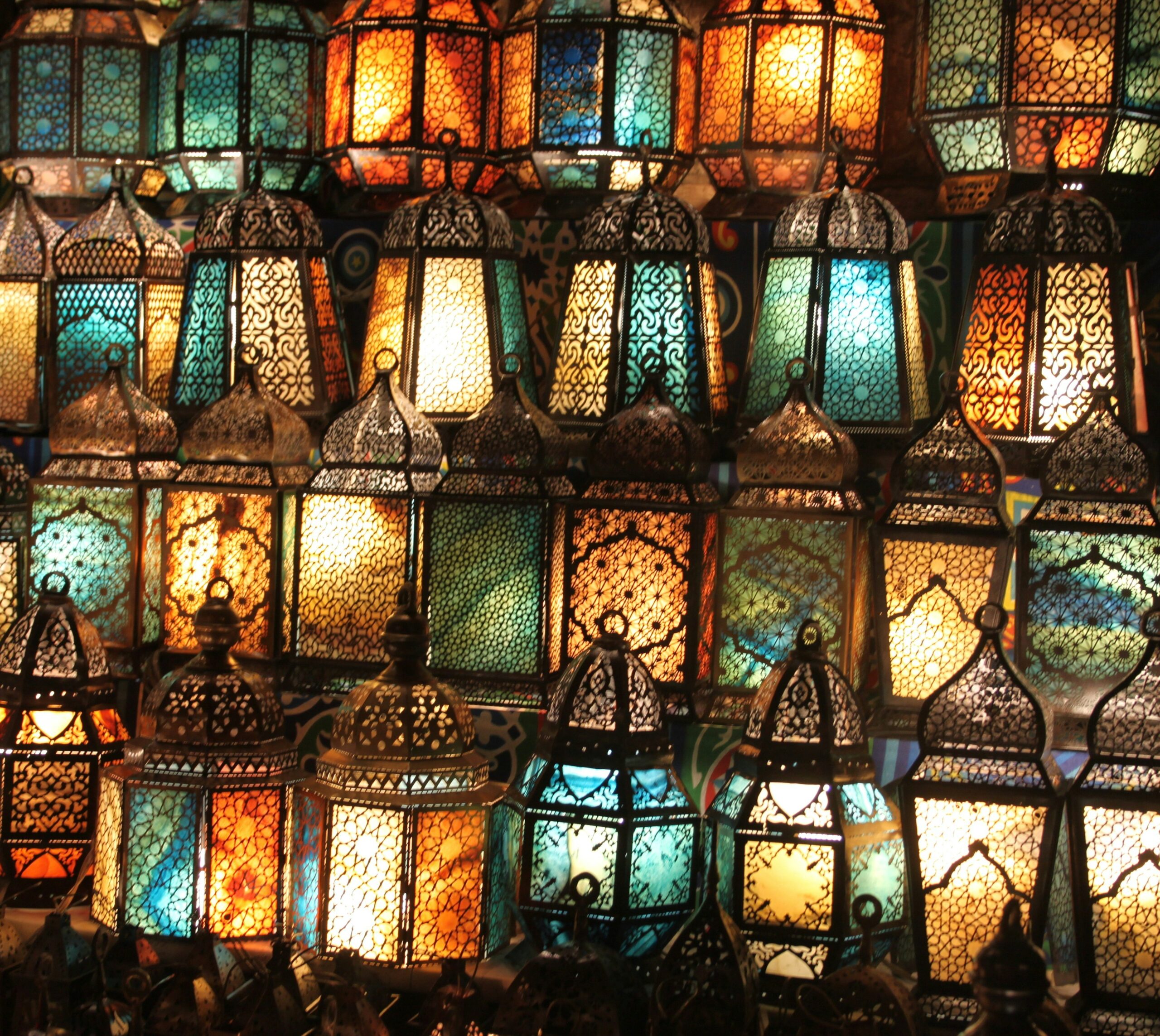 This Egyptian holiday is a reason to visit in the fall. 
Pictured: lamp decor in Egyptian 